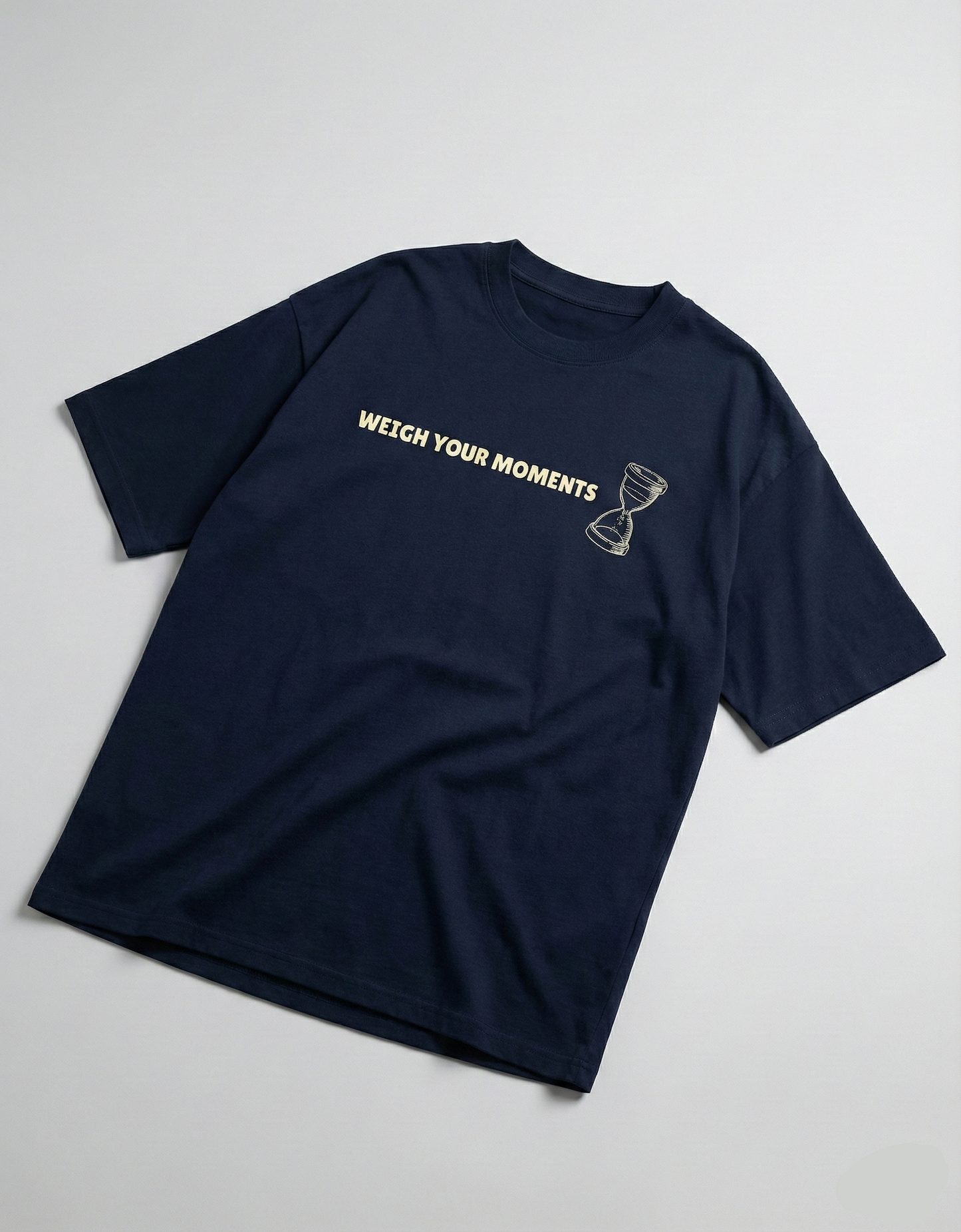 Front chest WEIGH YOUR MOMENTS print